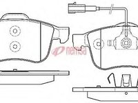 Set placute frana,frana disc ALFA ROMEO 159 limuzina (939), ALFA ROMEO BRERA, ALFA ROMEO 159 Sportwagon (939) - METZGER 1183.02