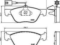 Set placute frana,frana disc ALFA ROMEO 166 limuzina (936) - MINTEX MDB1951