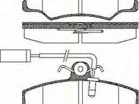 Set placute frana,frana disc ALFA ROMEO 33 (905), ALFA ROMEO 33 (907A), ALFA ROMEO 33 Sportwagon (907B) - TRISCAN 8110 12991