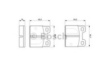 Set placute frana,frana disc ALFA ROMEO ALFETTA GT (116), ALFA ROMEO ALFETTA limuzina (116), ALFA ROMEO GIULIETTA limuzina (116) - BOSCH 0 986 424 408