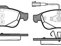 Set placute frana,frana disc ALFA ROMEO GIULIETTA (940) (2010 - 2016) REMSA 1248.02 piesa NOUA