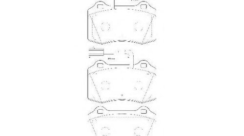 Set placute frana,frana disc ALFA ROMEO GTV (