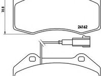 Set placute frana,frana disc ALFA ROMEO MITO (955) (2008 - 2016) BREMBO P 23 117 piesa NOUA