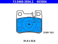 Set placute frana,frana disc ATE 13.0460-3504.2