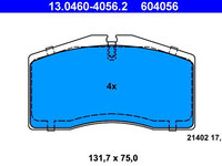 Set placute frana,frana disc ATE 13.0460-4056.2