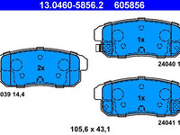 Set placute frana,frana disc ATE 13.0460-5856.2