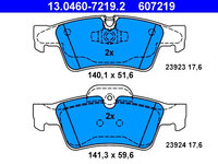 Set placute frana,frana disc ATE 13.0460-7219.2