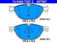 Set placute frana,frana disc ATE 13.0460-7267.2