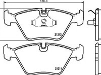 Set placute frana,frana disc AUDI 500 (44, 44Q, C3), AUDI 5000 combi (44, 44Q, C3), AUDI 90 limuzina (89, 89Q, 8A, B3) - MINTEX MDB1878