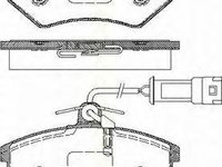 Set placute frana,frana disc AUDI 90 (8C, B4), AUDI 80 Avant (8C, B4), AUDI 5000 combi (44, 44Q, C3) - TRISCAN 8110 29002