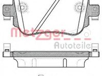 Set placute frana,frana disc AUDI A1 (8X1, 8XF), VW PASSAT (362), VW PASSAT Variant (365) - METZGER 1549.08