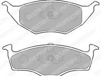 Set placute frana,frana disc AUDI A2 (8Z0) (2000 - 2005) DELPHI LP1675 piesa NOUA