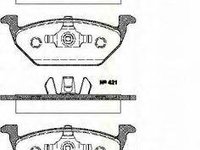 Set placute frana,frana disc AUDI A3 (8L1), SKODA OCTAVIA (1U2), VW GOLF Mk IV (1J1) - TRISCAN 8110 29039