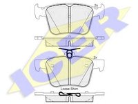 Set placute frana,frana disc AUDI A3 (8V1), AUDI A3 Sportback (8VA), VW GOLF VII (5G1, BE1) - ICER 182098