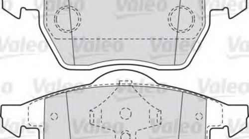 Set placute frana,frana disc AUDI A4 (8D2, B5