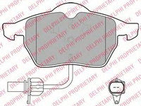 Set placute frana,frana disc AUDI A4 (8EC, B7) (2004 - 2008) DELPHI LP1672