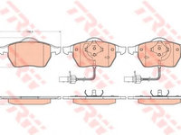 Set placute frana,frana disc AUDI A4 Avant (8D5, B5) (1994 - 2001) TRW GDB1307