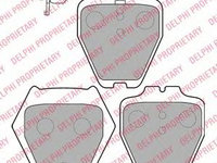 Set placute frana,frana disc AUDI A4 Avant (8D5, B5) (1994 - 2001) DELPHI LP1703