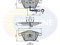 Set placute frana,frana disc AUDI A4 Cabriolet (8H7, B6, 8HE, B7) (2002 - 2009) COMLINE CBP11753 piesa NOUA