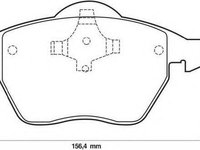 Set placute frana,frana disc AUDI A4 limuzina (8D2, B5), VW PASSAT limuzina (3B2), VW PASSAT Variant (3B5) - STOP 571921S