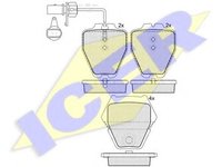 Set placute frana,frana disc AUDI A4 limuzina (8D2, B5), AUDI A6 limuzina (4B2, C5), AUDI A6 Avant (4B5, C5) - ICER 181571