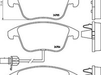 Set placute frana,frana disc AUDI A5 (8T3), AUDI A4 limuzina (8K2, B8), AUDI A4 Avant (8K5, B8) - HELLA PAGID 8DB 355 013-861