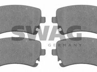 Set placute frana,frana disc AUDI A6 Avant (4B5, C5), AUDI A4 Cabriolet (8H7, B6, 8HE, B7), AUDI A8 limuzina (4E_) - SWAG 30 91 6588