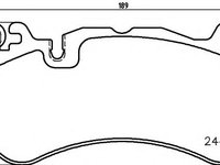 Set placute frana,frana disc AUDI A6 Avant (4F5, C6) (2005 - 2011) TEXTAR 2445501 piesa NOUA