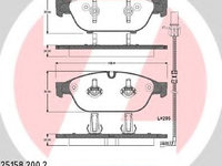 Set placute frana,frana disc AUDI A6 Avant (4G5, C7, 4GD) (2011 - 2016) ZIMMERMANN 25158.200.2