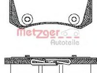 Set placute frana,frana disc AUDI A6 limuzina (4B2, C5), AUDI A6 Avant (4B5, C5), AUDI ALLROAD combi (4BH, C5) - METZGER 0263.14