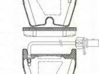 Set placute frana,frana disc AUDI A6 limuzina (4B2, C5), AUDI A6 Avant (4B5, C5), AUDI A4 Cabriolet (8H7, B6, 8HE, B7) - TRISCAN 8110 29042