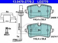 Set placute frana,frana disc AUDI A7 Sportback (4GA, 4GF) (2010 - 2016) ATE 13.0470-2770.2 piesa NOUA