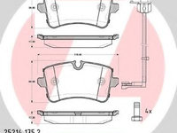 Set placute frana,frana disc AUDI A7 Sportback (4GA, 4GF) (2010 - 2016) ZIMMERMANN 25214.175.2 piesa NOUA