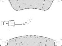 Set placute frana,frana disc AUDI A8 (4E) (2002 - 2010) FERODO FDB1832 piesa NOUA