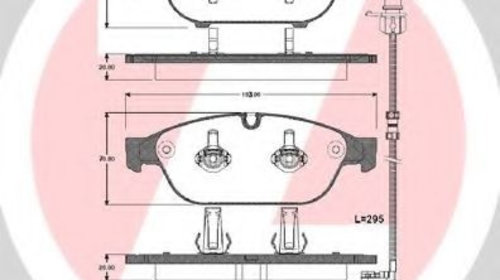 Set placute frana,frana disc AUDI A8 (4H) (20