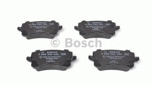 Set placute frana,frana disc AUDI Q3 (8U) (2011 - 2020) BOSCH 0 986 494 344