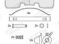 Set placute frana,frana disc BERAL BCV29265TK