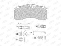 Set placute frana,frana disc BERAL BCV29287TK