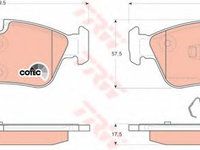 Set placute frana,frana disc BMW 1 Cabriolet (E88) (2008 - 2013) TRW GDB1625