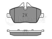 Set placute frana,frana disc BMW 1 (E81), BMW 1 cupe (E82), MINI MINI CLUBMAN combi (R55) - MEYLE 025 239 1517