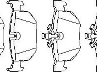 Set placute frana,frana disc BMW 1 (E81), BMW 3 limuzina (E90), BMW 3 Touring (E91) - TOPRAN 501 247