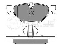 Set placute frana,frana disc BMW 1 (E81), BMW 3 limuzina (E90), BMW 3 Touring (E91) - MEYLE 025 239 2617