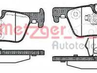 Set placute frana,frana disc BMW 1 (F20), BMW 3 (F30, F35, F80), BMW 3 Touring (F31) - METZGER 1476.00