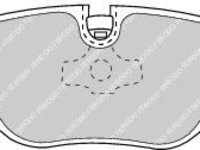 Set placute frana,frana disc BMW 3 Compact (E46) (2001 - 2005) FERODO FDB850