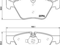 Set placute frana,frana disc BMW 3 (E90) (2005 - 2011) TEXTAR 2379401