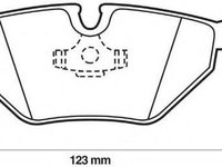 Set placute frana,frana disc BMW 3 limuzina (E30), BMW 3 limuzina (E36), BMW 3 cupe (E36) - STOP 571387S