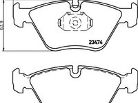 Set placute frana,frana disc BMW 3 limuzina (E36), BMW 3 cupe (E36), BMW 3 Cabriolet (E36) - HELLA PAGID 8DB 355 009-651