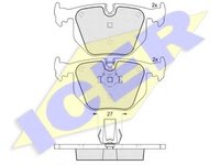 Set placute frana,frana disc BMW 3 limuzina (E46), BMW 3 cupe (E46), BMW 3 Touring (E46) - ICER 181552