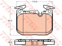 Set placute frana,frana disc BMW 4 Gran Coupe (F36) (2014 - 2020) TRW GDB2031