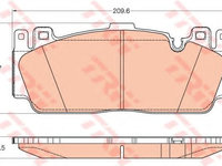 Set placute frana,frana disc BMW 6 Cabriolet (F12) (2011 - 2020) TRW GDB2020